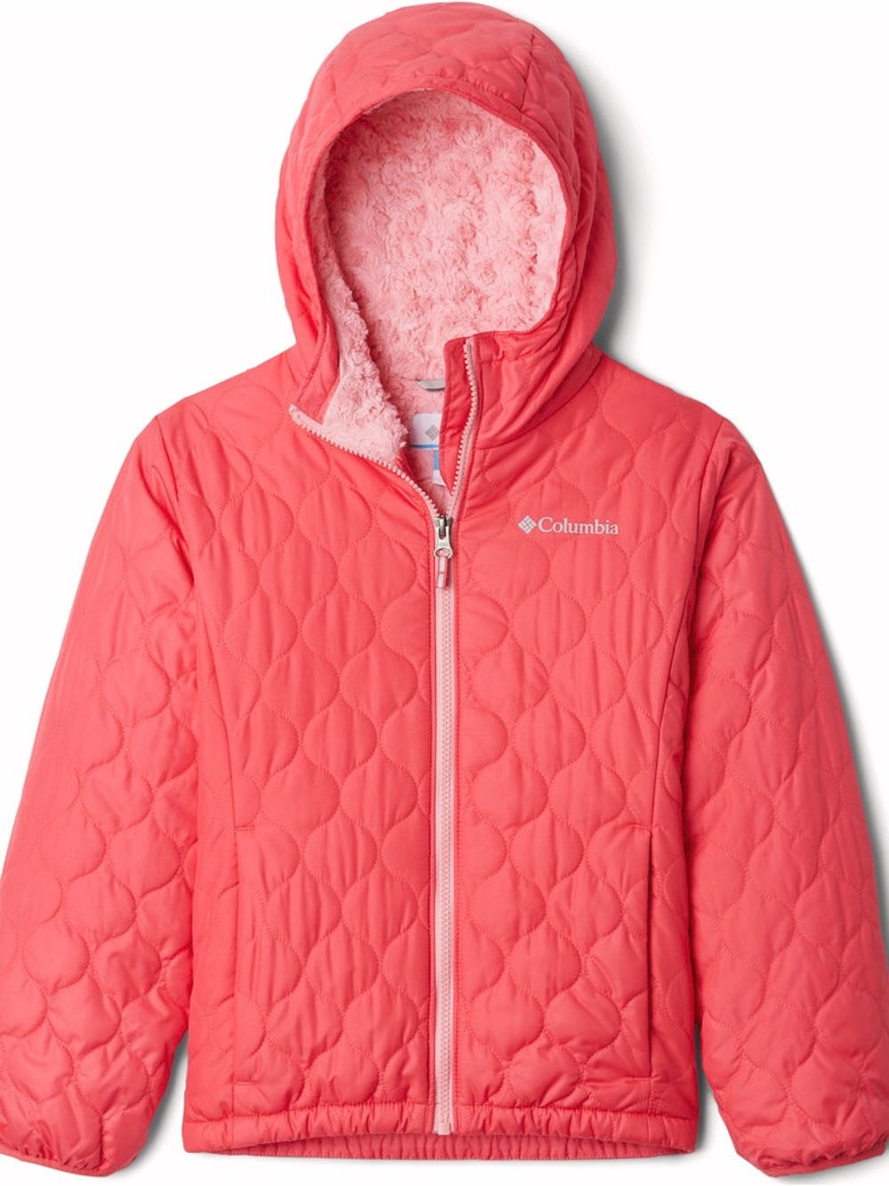 Columbia Quilted Hooded Jacket with Plush Lining Girl’s size 18/20 XL